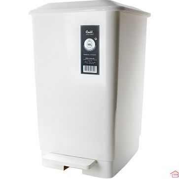 POUBELLE À PÉDALE 50 LITRES EN PLASTIQUE RÉSISTANT BECLASSIC