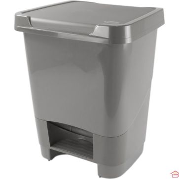 POUBELLE À PÉDALE 9 LITRES EN PLASTIQUE ROBUSTE DESIGN COMPACT