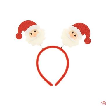 SERRE-TÊTE DE NOËL PAILLETÉ