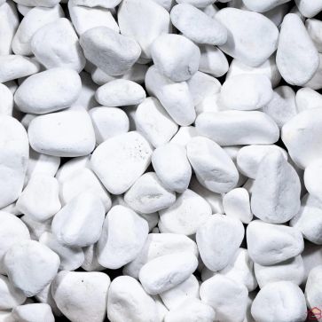 MOYEN GALET BLANC CALIBRE 2-4 SAC DE 10 KG