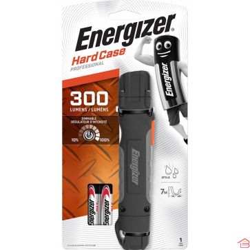 LAMPE TORCHE PROFESSIONNELLE ENERGIZER HARD CASE 300 LUMENS