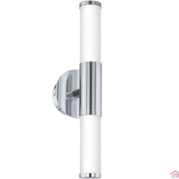 APPLIQUE MURALE LED CHROME OPAL PALMERA 960 LUMENS BLANC CHAUD IP44