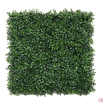 PANNEAU MURAL DE PLANTES ARTIFICIELLES 3D BOXWOOD 50x50 CM