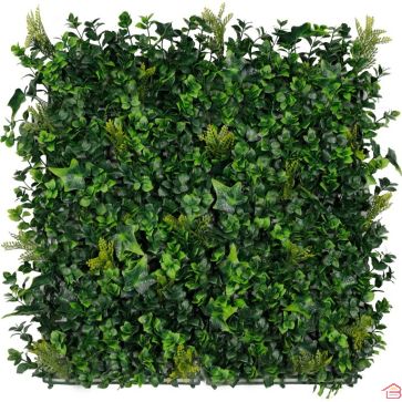 PANNEAU MURAL DE PLANTES ARTIFICIELLES 3D TROPICAL 50x50 CM