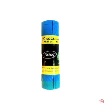 20 SACS POUBELLE NETOY 50 L
