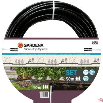 KIT D'INITIATION IRRIGATION GOUTTE À GOUTTE 50 MÈTRES POUR PLANTES ET HAIES GARDENA
