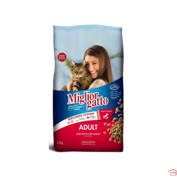 MORANDO CHAT CROQUETTES BOEUF/FOIE 2 KG
