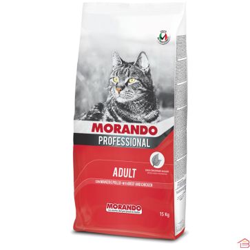 MORANDO PROFESSIONAL BOEUF/CHIKEN ADULT CAT 15 KG