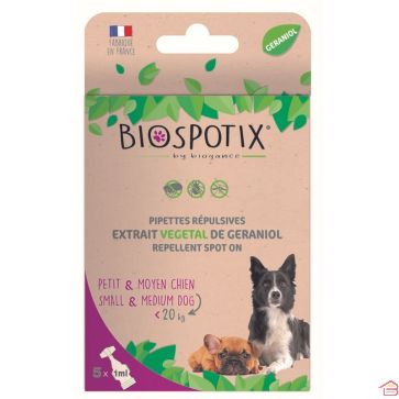 PIPETTES RÉPULSIVES CHIEN S-M