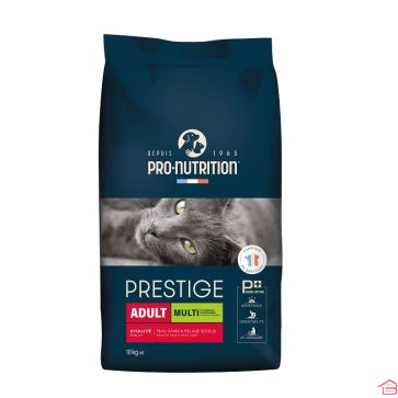 CROQUETTES PRESTIGE CHAT ADULT MULTI VOLAILLE ET LÉGUMES 10 KG