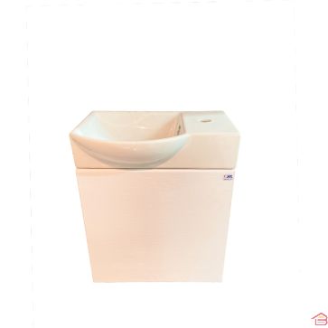 MEUBLE DE SALLE DE BAIN EN PVC LOTUS 45 CM BLANC