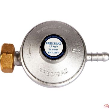 DÉTENDEUR À GAZ FIXE PRECIGAZ 28 MBAR AVEC DÉBIT 1,8 KG/H POUR BUTANE
