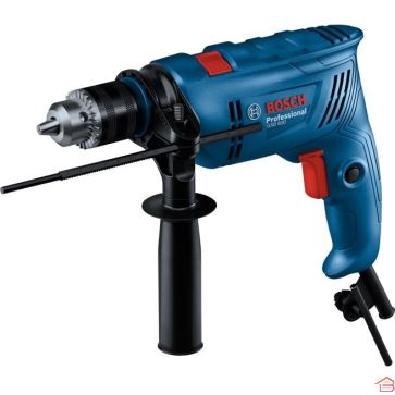 PERCEUSE À PERCUSSION BOSCH GSB 600 PUISSANCE 600W AVEC MANDRIN MÉTALLIQUE 13MM