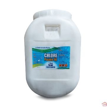 CHLORE EN POUDRE 90° AQUASWIM 25 KG