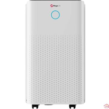 DÉSHUMIDIFICATEUR ET PURIFICATEUR D'AIR 12L/JOUR 2 EN 1 MEGALIFE