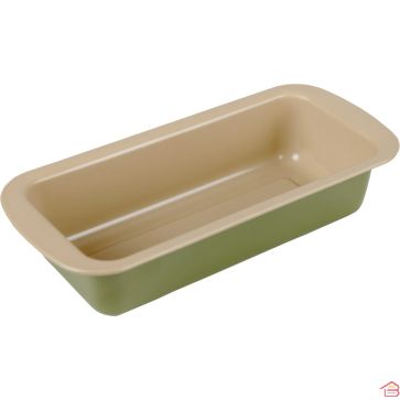 MOULE À CAKE EN MÉTAL ANTIADHÉSIF 25CM TERRAILLON AVEC REVÊTEMENT NATUREL