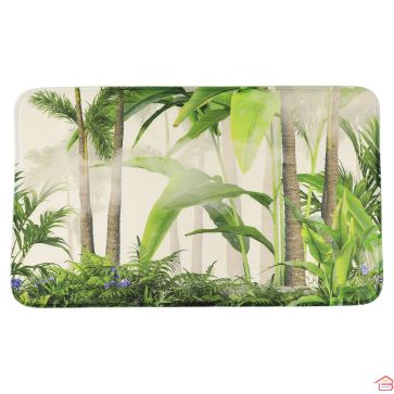 TAPIS MICROFIBRE IMPRIMÉ 45X75 CM OASIS