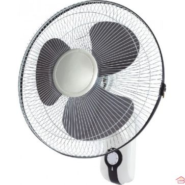 VENTILATEUR MURAL 40 CM 40 W AVEC CORDE 5 LAMES ET 3 VITESSES