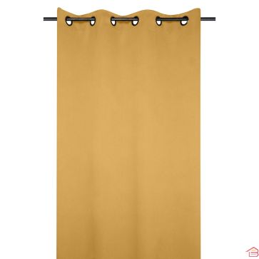 RIDEAU NOTTE OCCULTANT MOUTARDE 135X250 CM