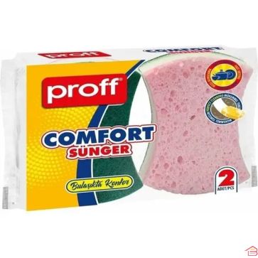 ÉPONGE À VAISSELLE CONFORT 2 PIÈCES PROFF
