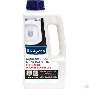 DÉCAPANT DÉTARTRANT CHOC RÉNOVATEUR POUR TOILETTES 1 LITRE