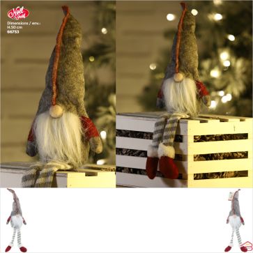 GNOME AVEC PIEDS SUSPENDUS 50 CM