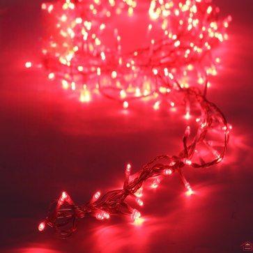 GUIRLANDE LUMINEUSE CLIGNOTANTE 240 LEDS ROUGES 12 M