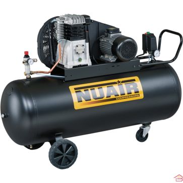 COMPRESSEUR À AIR COURRROIE B3800B/270 CT4 NUAIR 4HP 400 V