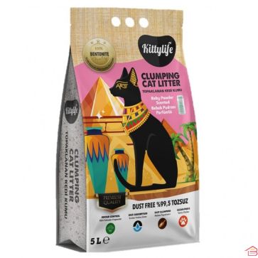 LITIÈRE POUR CHAT BABY POWDER KITTYLIFE CLUMPING 5 L