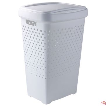 PANIER À LINGE ZOOM 70 L BECLASSIC BLANC