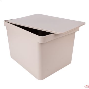 BOITE DÉCO GRAND MODÈLE AVEC COUVERCLE 20 L 28X38X24 CM