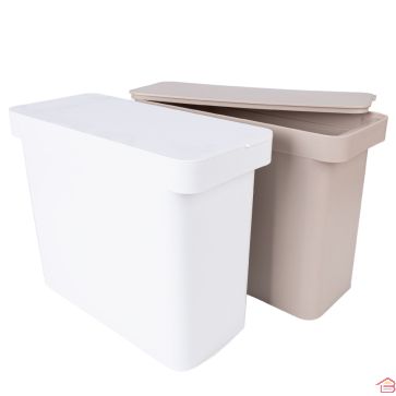 BOÎTE DÉCO SLIM GRAND MODÈLE AVEC COUVERCLE 8 L 14X34X24 CM