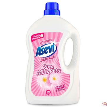 DÉTERGENT ASEVI CONCENTRÉ ROSA MOSQUETA 40 LAVAGES