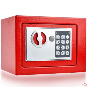 COFFRE FORT ROUGE MINI FERRI 17X23X17 CM