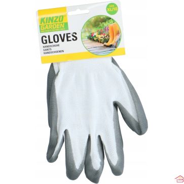 GANTS DE JARDINAGE EN NITRILE TAILLE XL CONFORTABLES ET ANTIDÉRAPANTS KINZO GARDEN