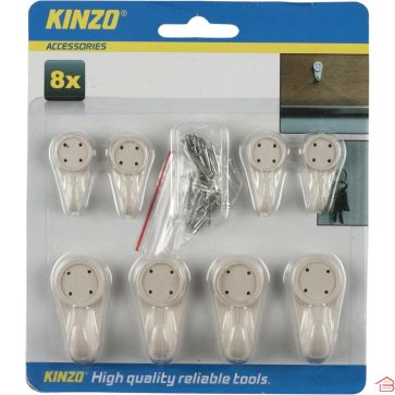 CROCHETS 8 PIÈCES KINZO