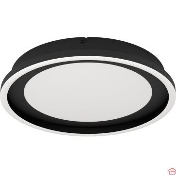 PLAFONNIER EN ACIER NOIR CALAGRANO