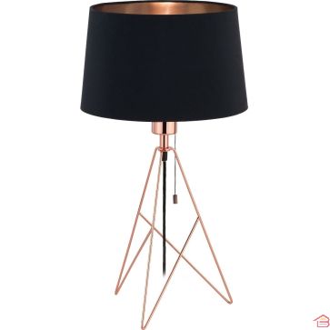 LAMPE DE TABLE CUIVRE EN ACIER CAMPORALE