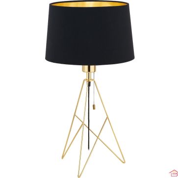 LAMPE DE TABLE LAITON EN ACIER CAMPORALE