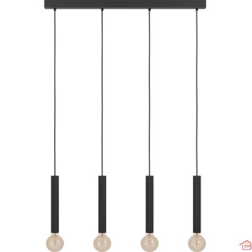 SUSPENSION EN ACIER NOIRE CORTENOVA 4L