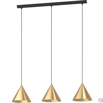 SUSPENSION EN ACIER NOIR E27 NARICES EGLO