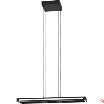 SUSPENSION LED EN ALUMINIUM ET ACIER NOIR SALVILANAS-Z EGLO