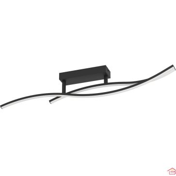 PLAFONNIER LED NOIR ET BLANC GRISOLIA EGLO