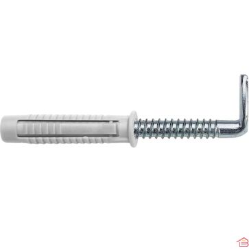 KIT DE FIXATION POUR CHAUFFE-EAU 10X75 MM AVEC CHEVILLES ET CROCHETS