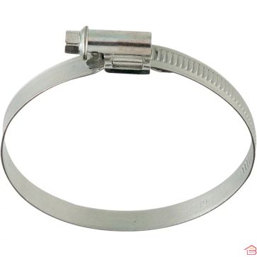 SACHET DE 2 COLLIERS DE SERRAGE SANS FIN EN ACIER ZINGUÉ 40-60 MM