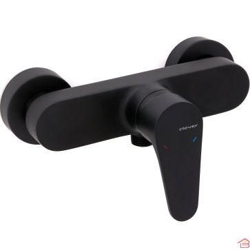 MITIGEUR DOUCHE COMPLET NOIR ROCKET CLEVER