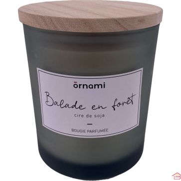 BOUGIE PARFUMÉE BALADE FORÊT 280 GR 9X11 CM