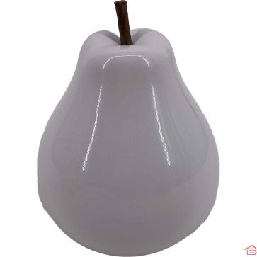 POIRE DÉCORATIVE À POSER EN CÉRAMIQUE 20X15 CM