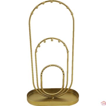 PORTE-BIJOUX CARLA EN MÉTAL 30X16X7 CM