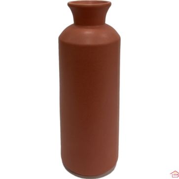 VASE CÉRAMIQUE 27X8 CM TERRACOTTA